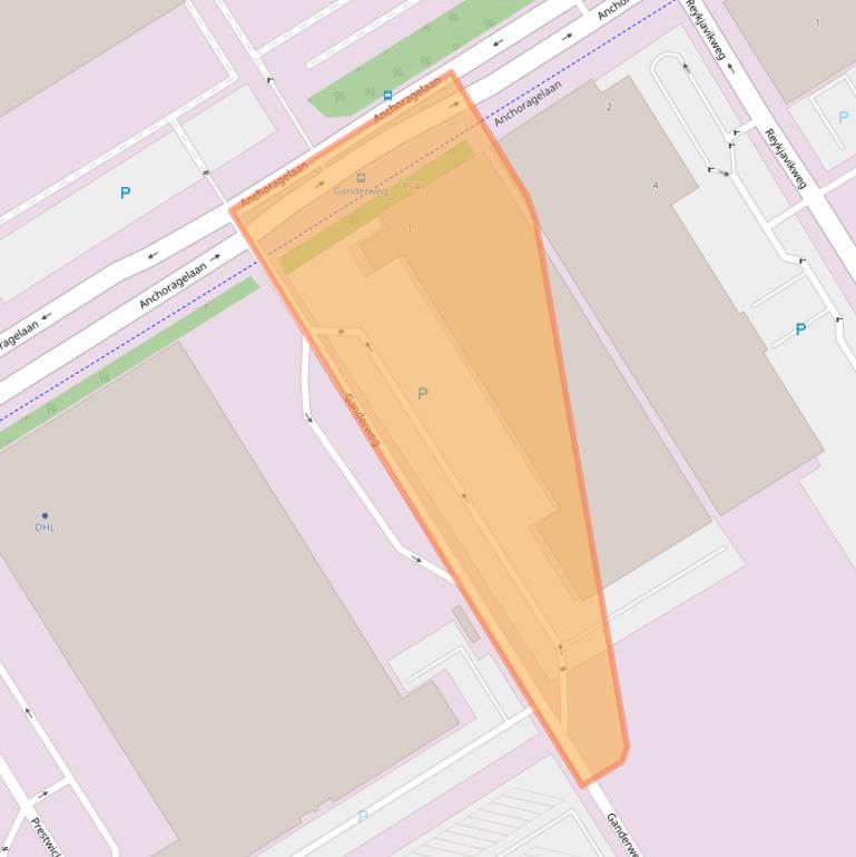 Kaart van postcodegebied 1118LH.