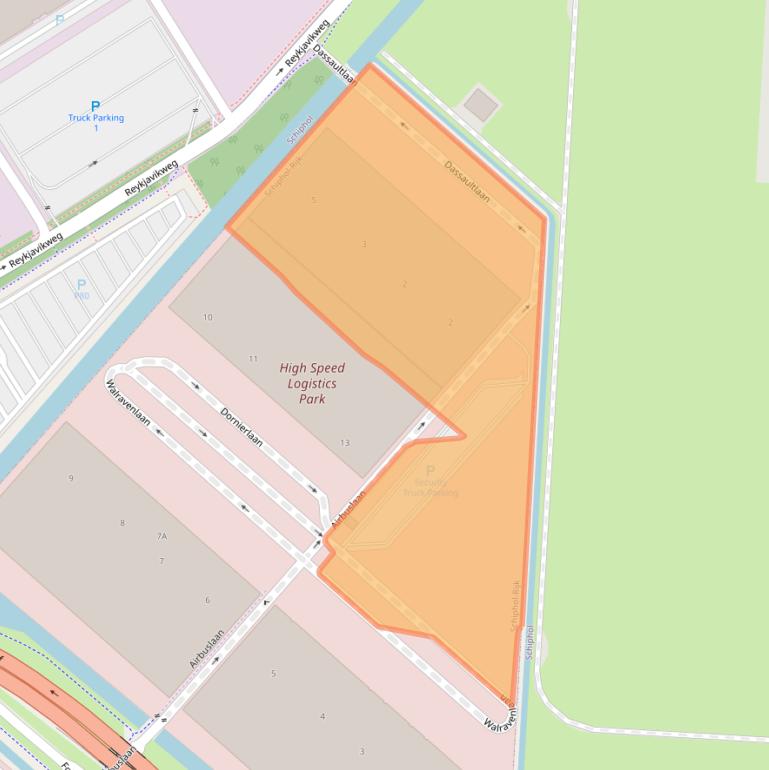 Kaart van postcodegebied 1119MA.