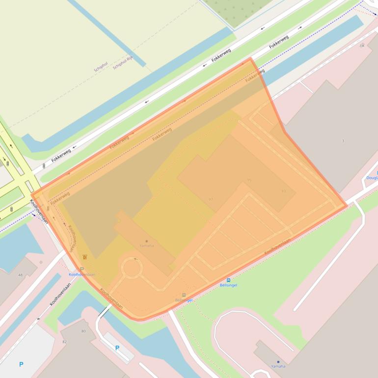 Kaart van postcodegebied 1119NC.