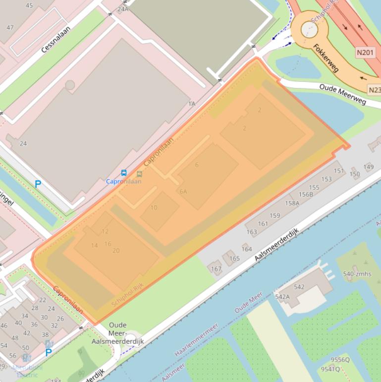 Kaart van postcodegebied 1119NR.