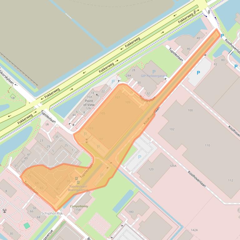 Kaart van postcodegebied 1119PA.