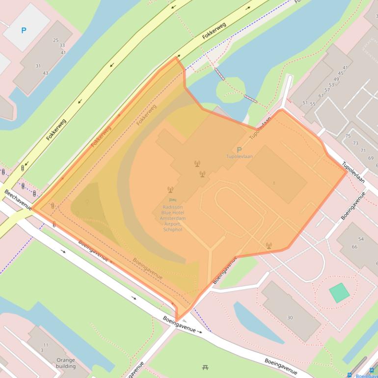 Kaart van postcodegebied 1119PB.