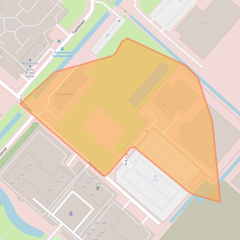 Kaart van postcodegebied 1119PM.