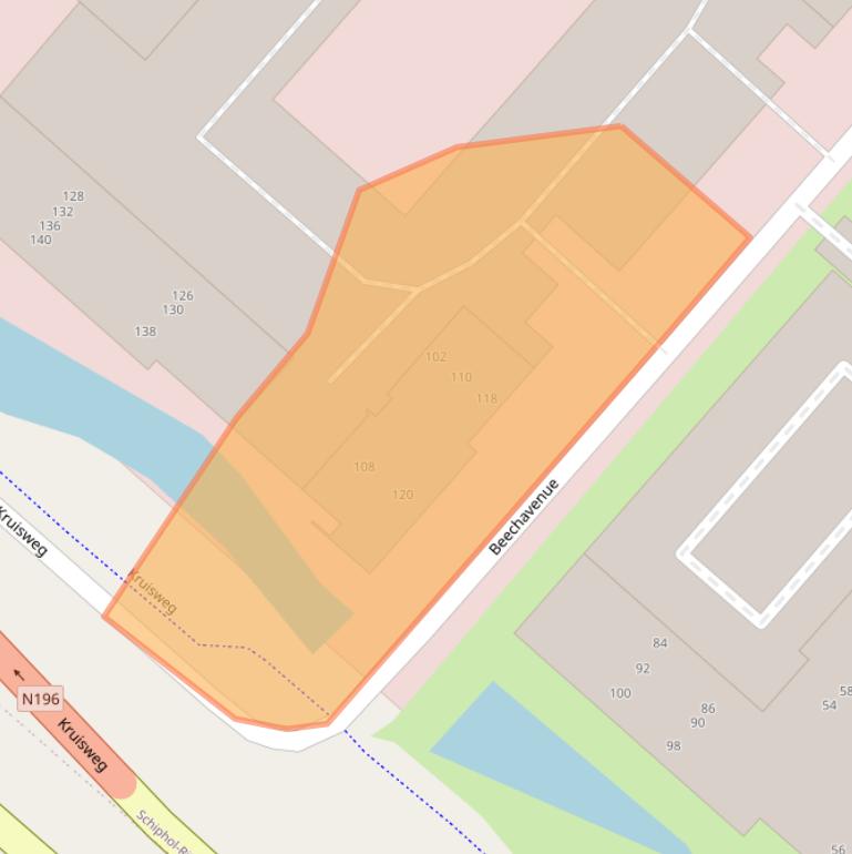 Kaart van postcodegebied 1119PP.