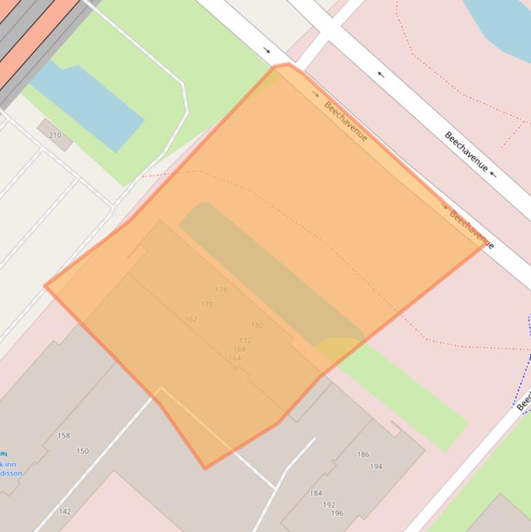 Kaart van postcodegebied 1119PS.