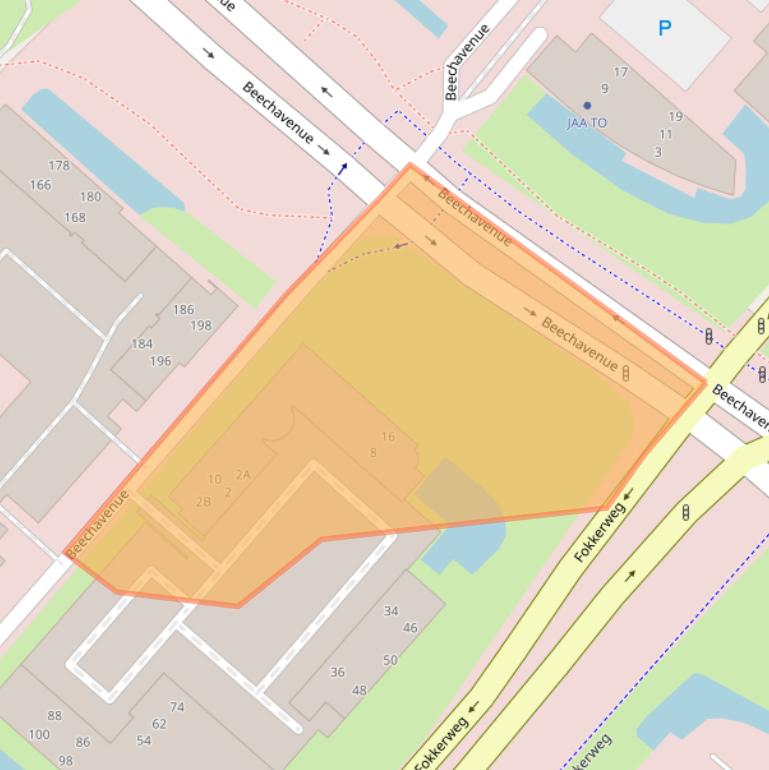 Kaart van postcodegebied 1119PT.