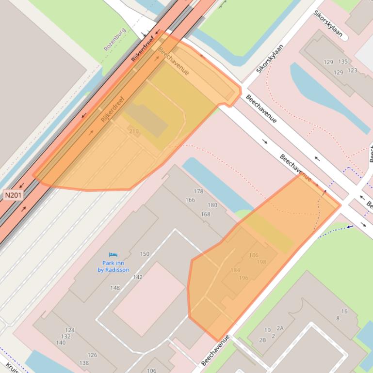 Kaart van postcodegebied 1119PX.