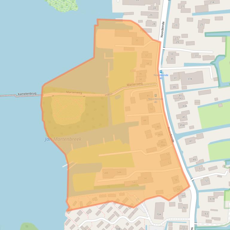 Kaart van postcodegebied 1121AE.