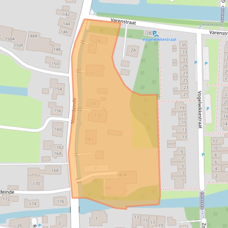 Kaart van postcodegebied 1121AK.