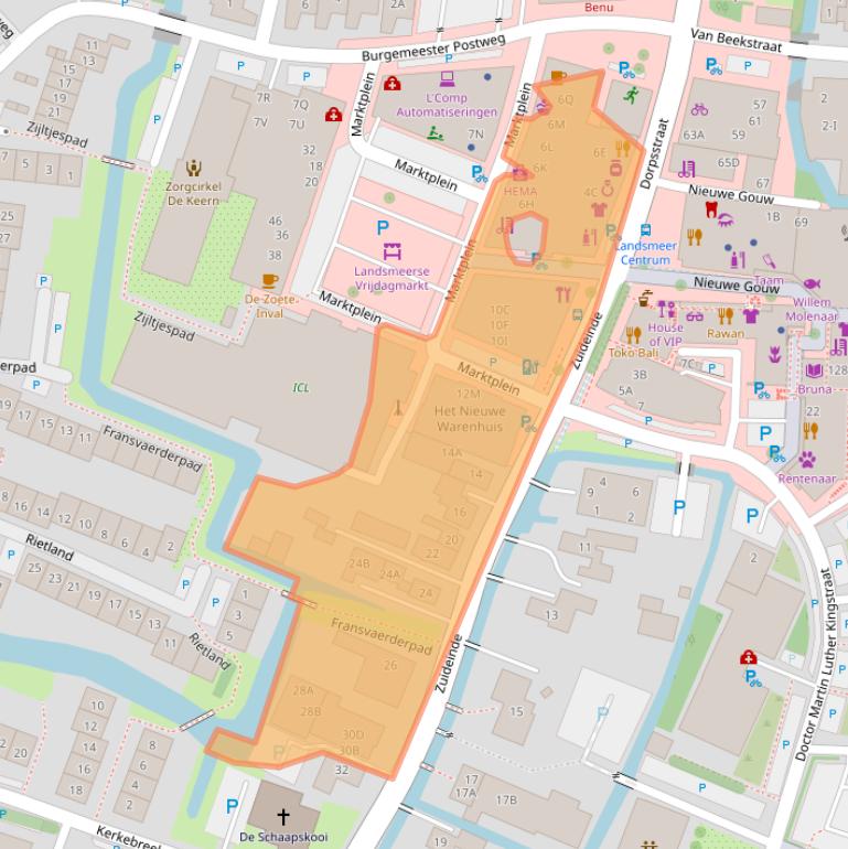 Kaart van postcodegebied 1121CL.