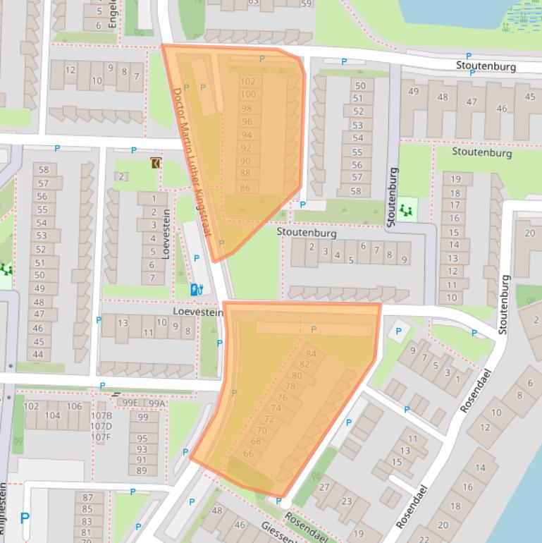 Kaart van postcodegebied 1121CV.