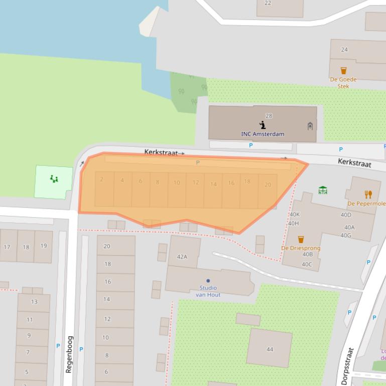 Kaart van postcodegebied 1121DL.