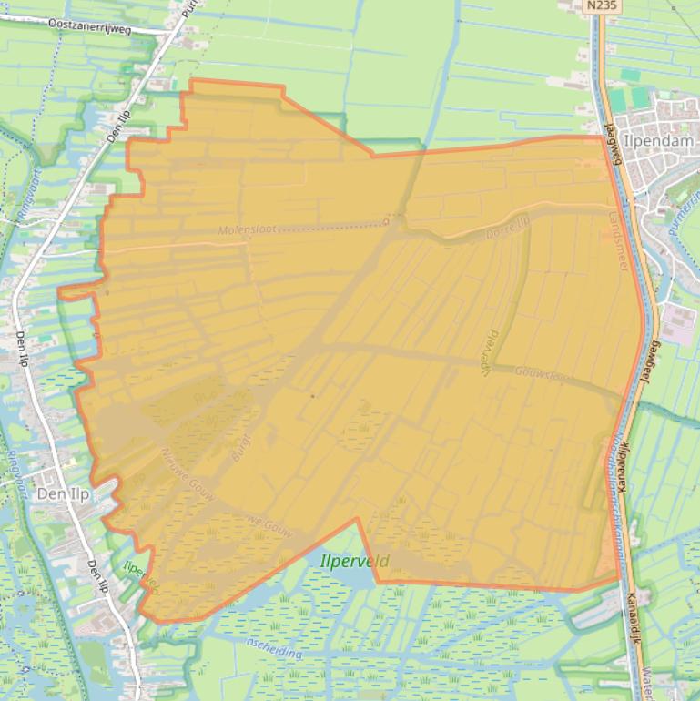 Kaart van postcodegebied 1121DR.