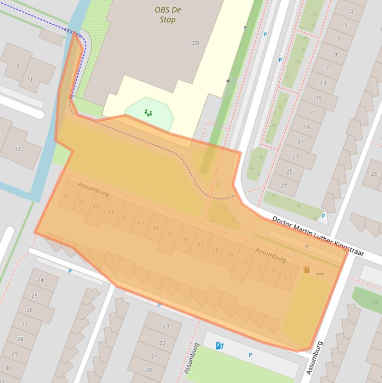 Kaart van postcodegebied 1121EC.