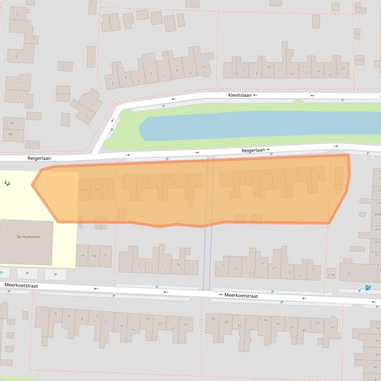 Kaart van postcodegebied 1121EE.