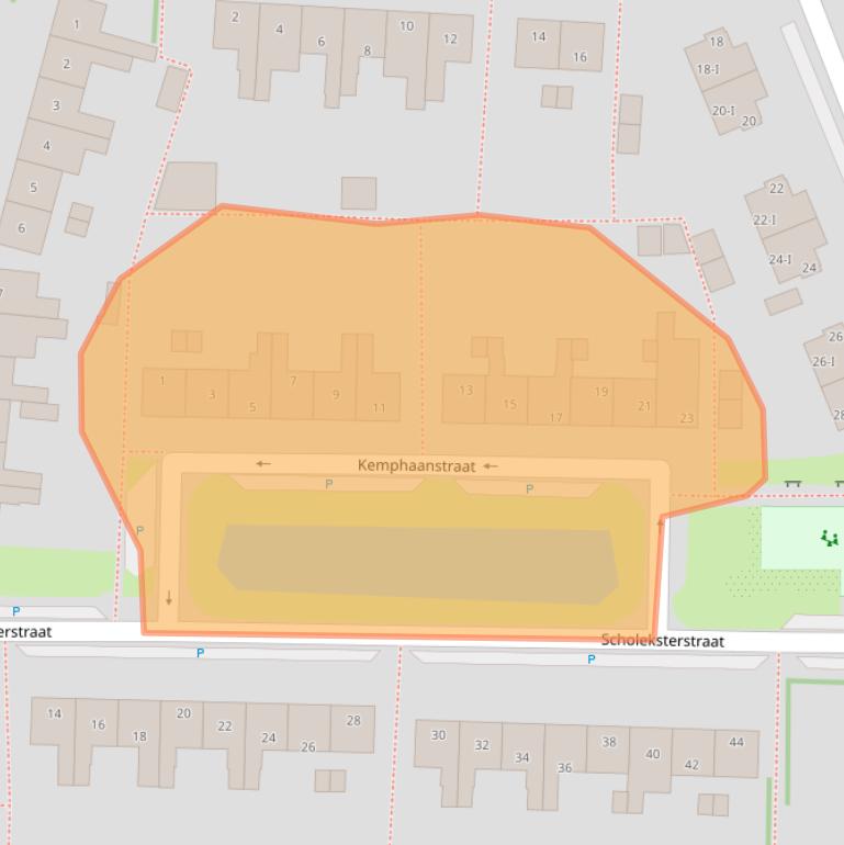 Kaart van postcodegebied 1121EH.