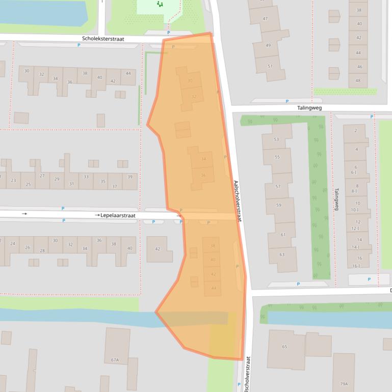 Kaart van postcodegebied 1121EN.