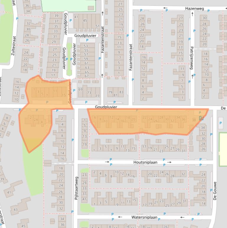 Kaart van postcodegebied 1121ES.