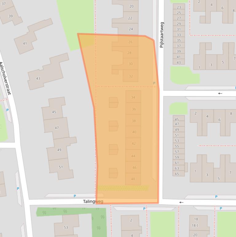 Kaart van postcodegebied 1121GB.