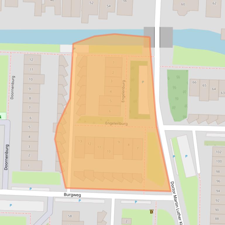 Kaart van postcodegebied 1121GS.