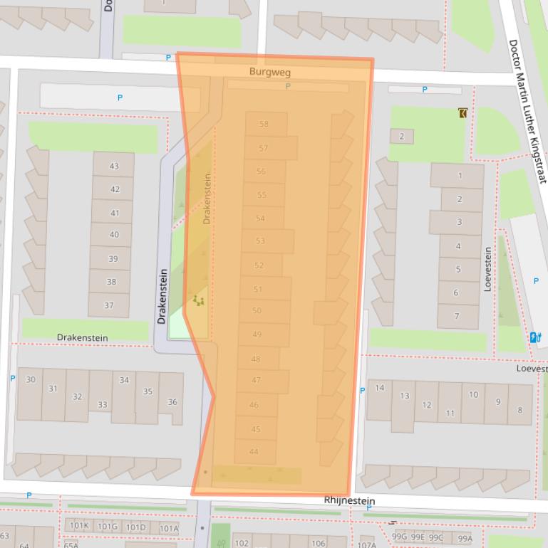 Kaart van postcodegebied 1121HD.