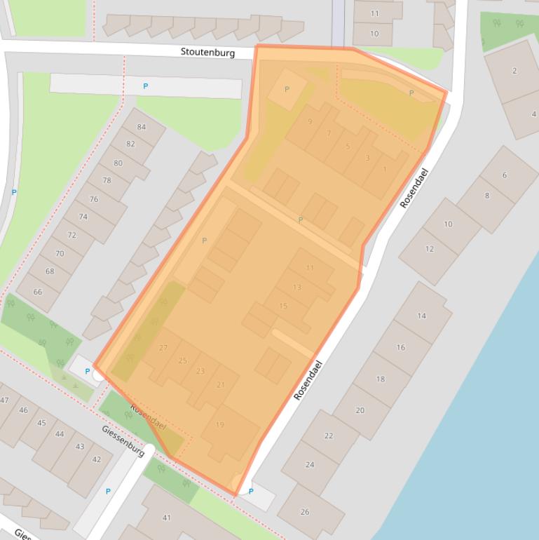 Kaart van postcodegebied 1121HG.