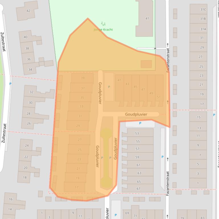 Kaart van postcodegebied 1121HV.
