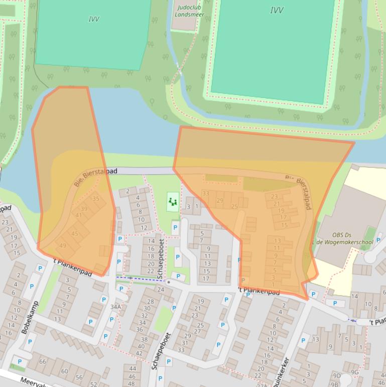 Kaart van postcodegebied 1121JK.