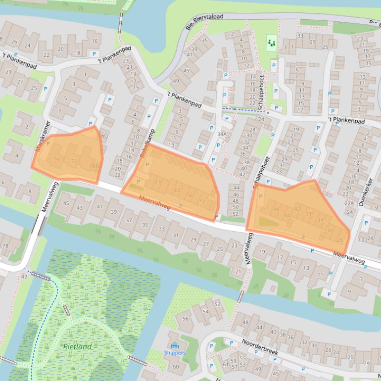 Kaart van postcodegebied 1121JP.