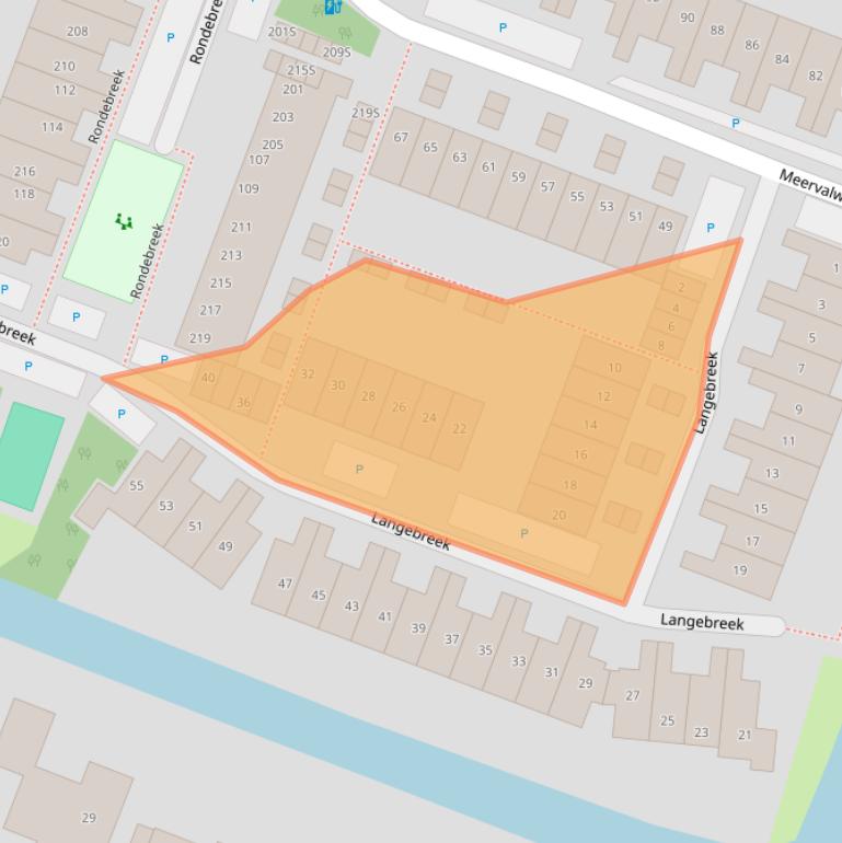 Kaart van postcodegebied 1121KT.