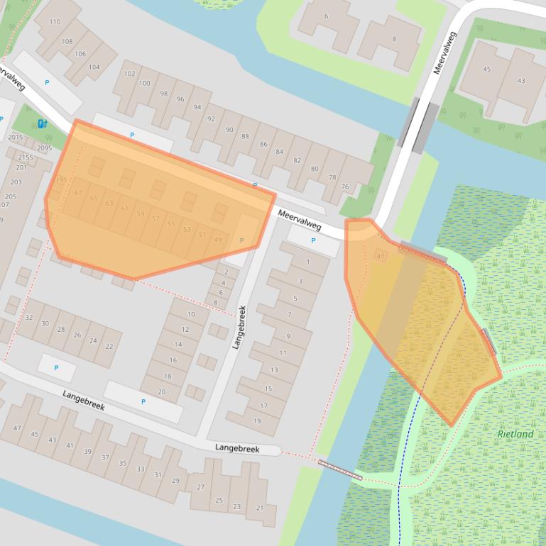 Kaart van postcodegebied 1121LA.
