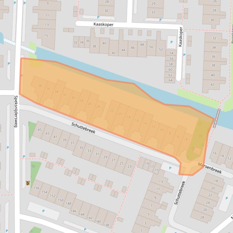 Kaart van postcodegebied 1121LL.