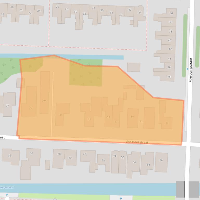Kaart van postcodegebied 1121NE.
