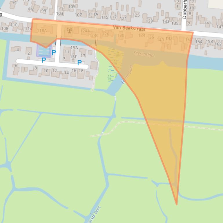 Kaart van postcodegebied 1121NT.