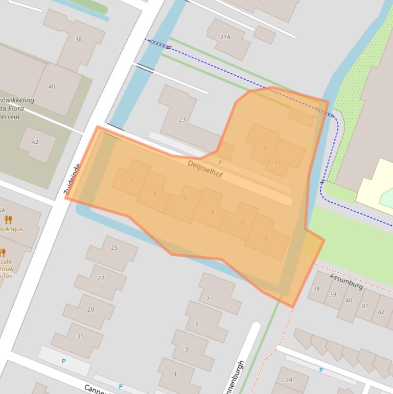 Kaart van postcodegebied 1121PA.