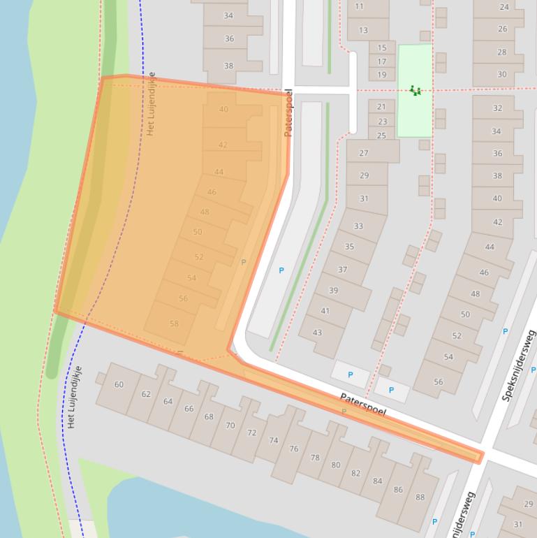 Kaart van postcodegebied 1121PJ.