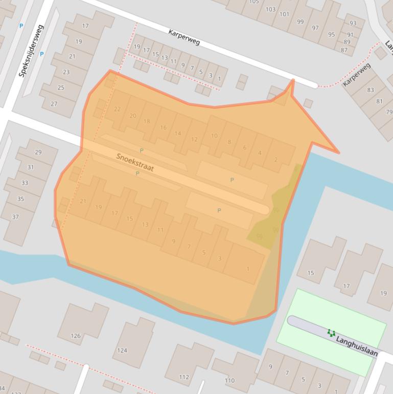 Kaart van postcodegebied 1121PS.