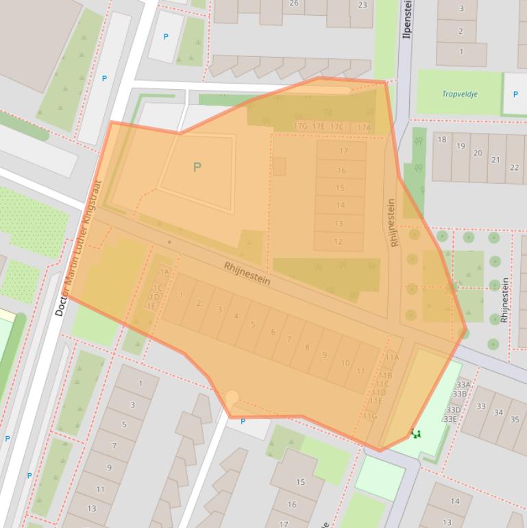 Kaart van postcodegebied 1121VA.