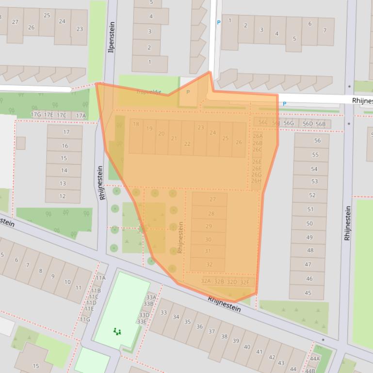Kaart van postcodegebied 1121VB.