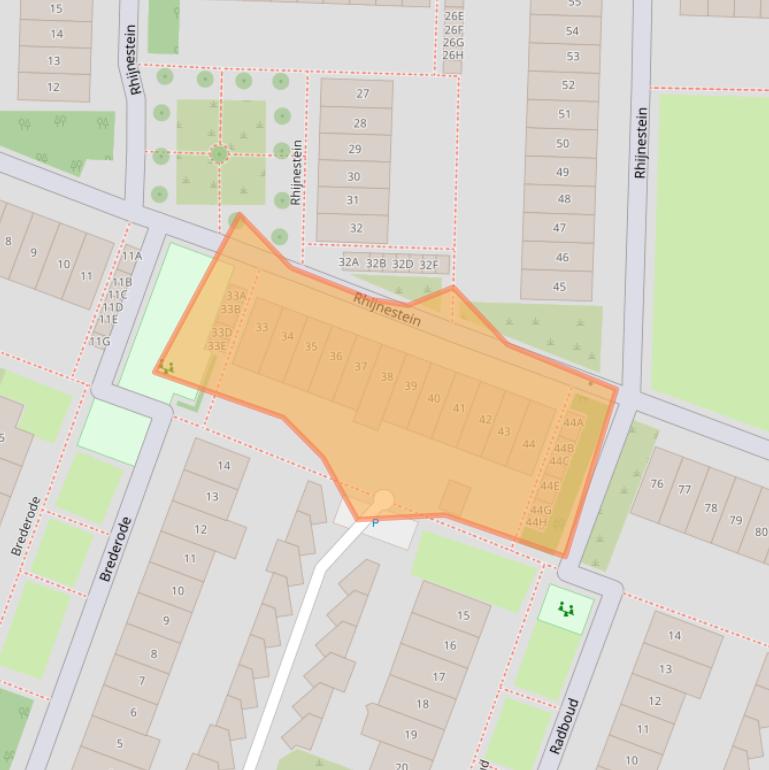 Kaart van postcodegebied 1121VC.