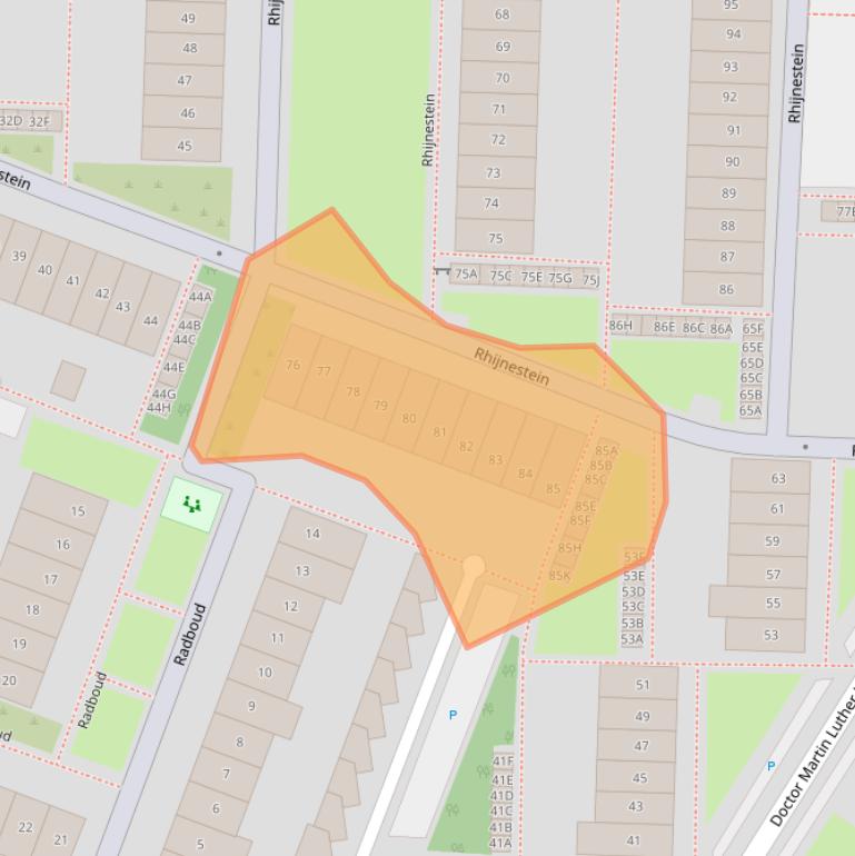 Kaart van postcodegebied 1121VG.