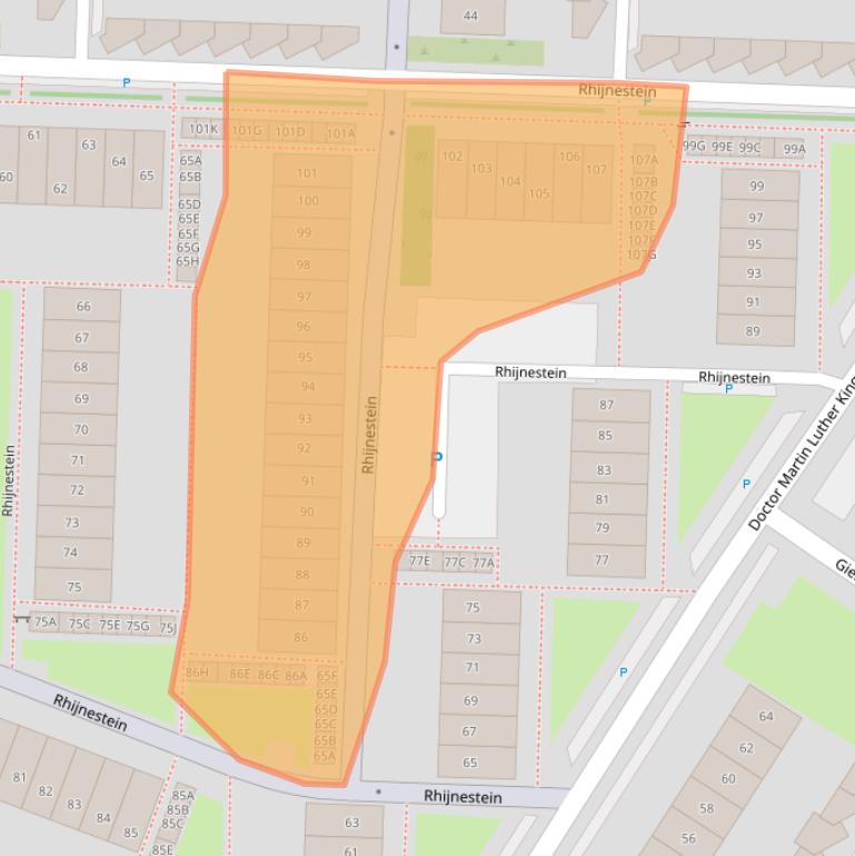 Kaart van postcodegebied 1121VH.