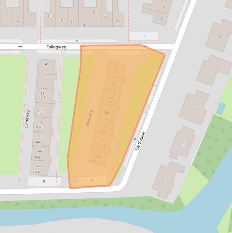 Kaart van postcodegebied 1121VN.