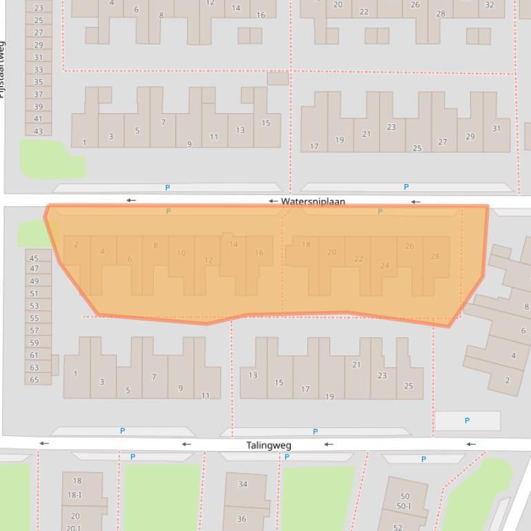 Kaart van postcodegebied 1121VR.