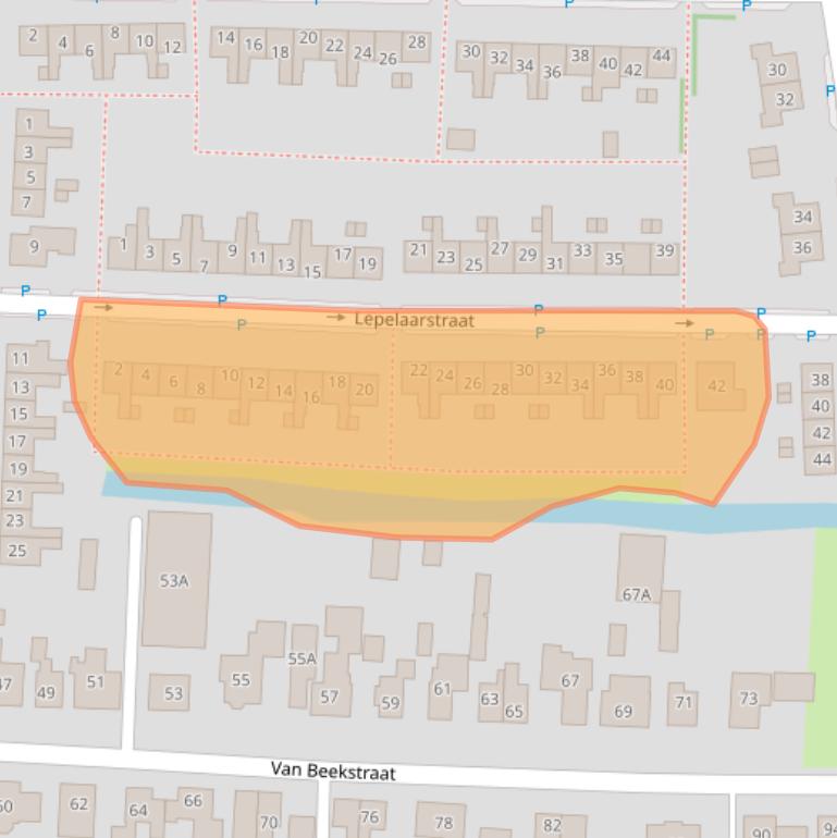 Kaart van postcodegebied 1121VW.