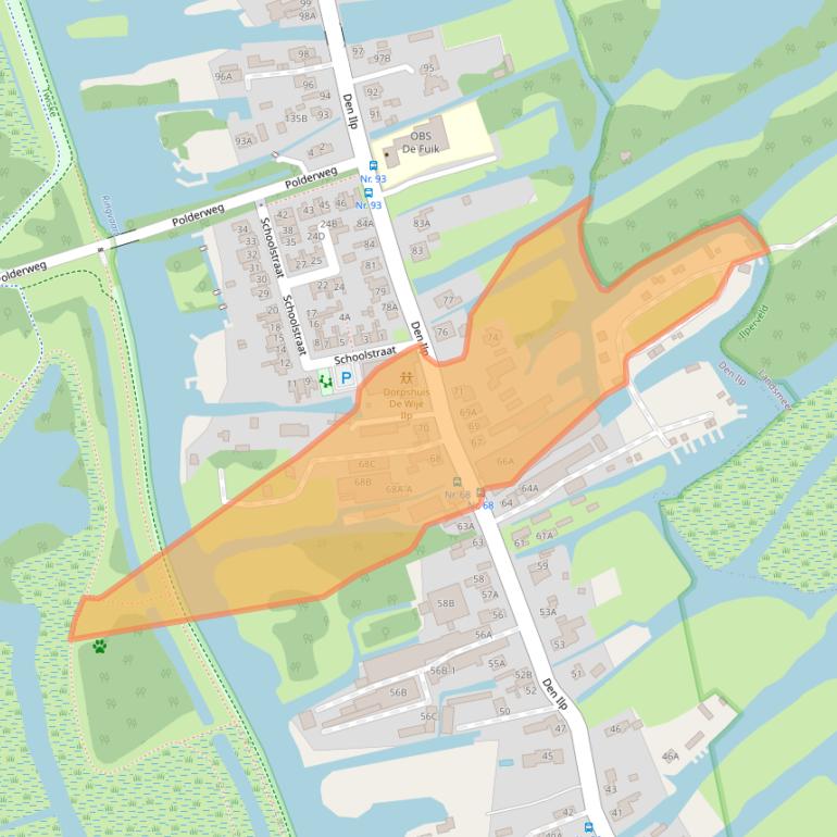 Kaart van postcodegebied 1127PG.