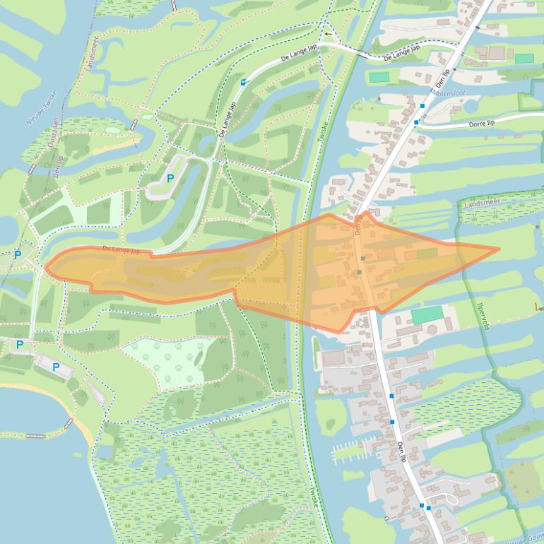 Kaart van postcodegebied 1127PN.