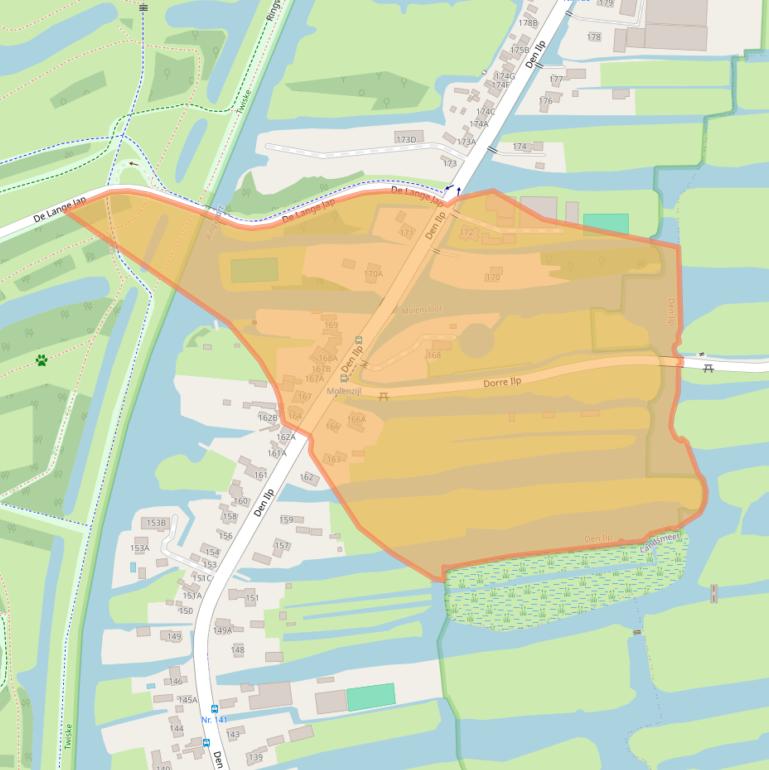 Kaart van postcodegebied 1127PR.