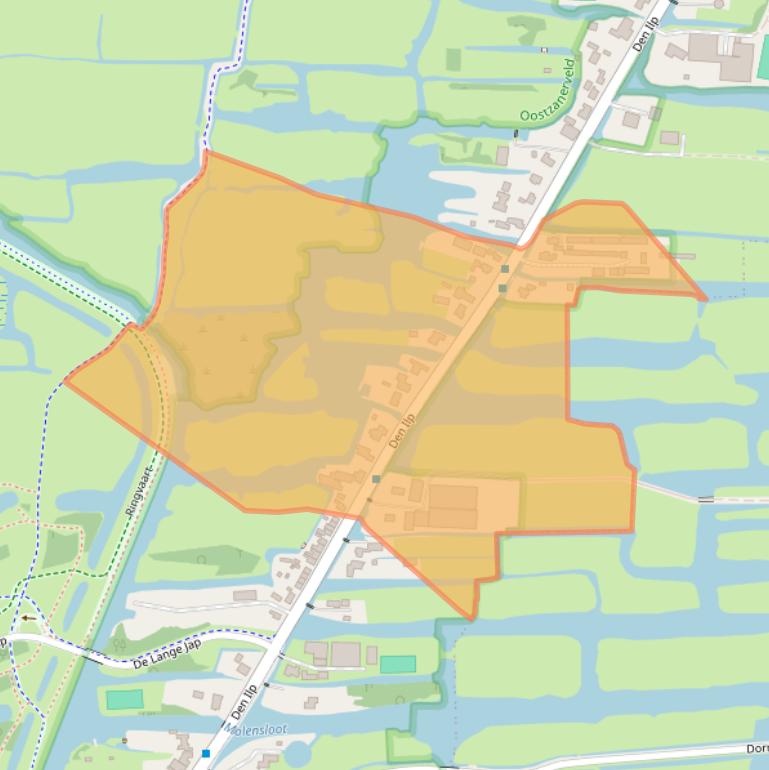 Kaart van postcodegebied 1127PT.
