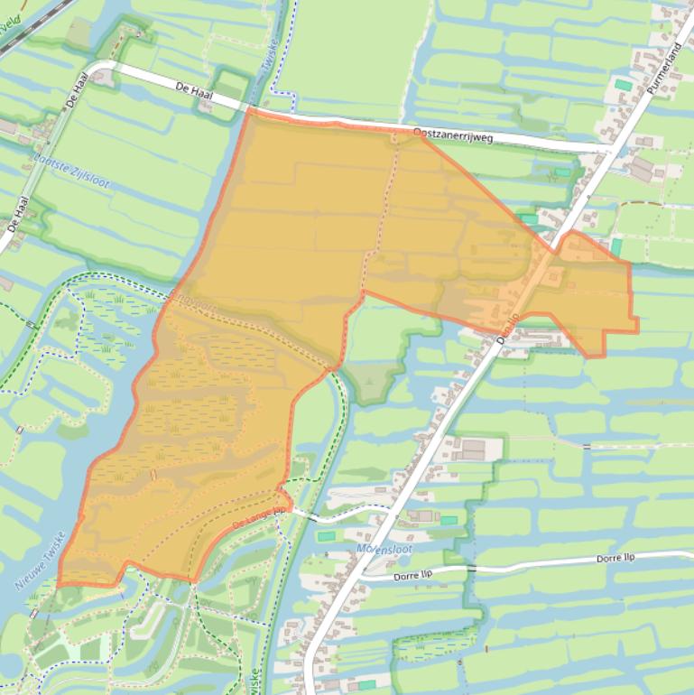 Kaart van postcodegebied 1127PV.
